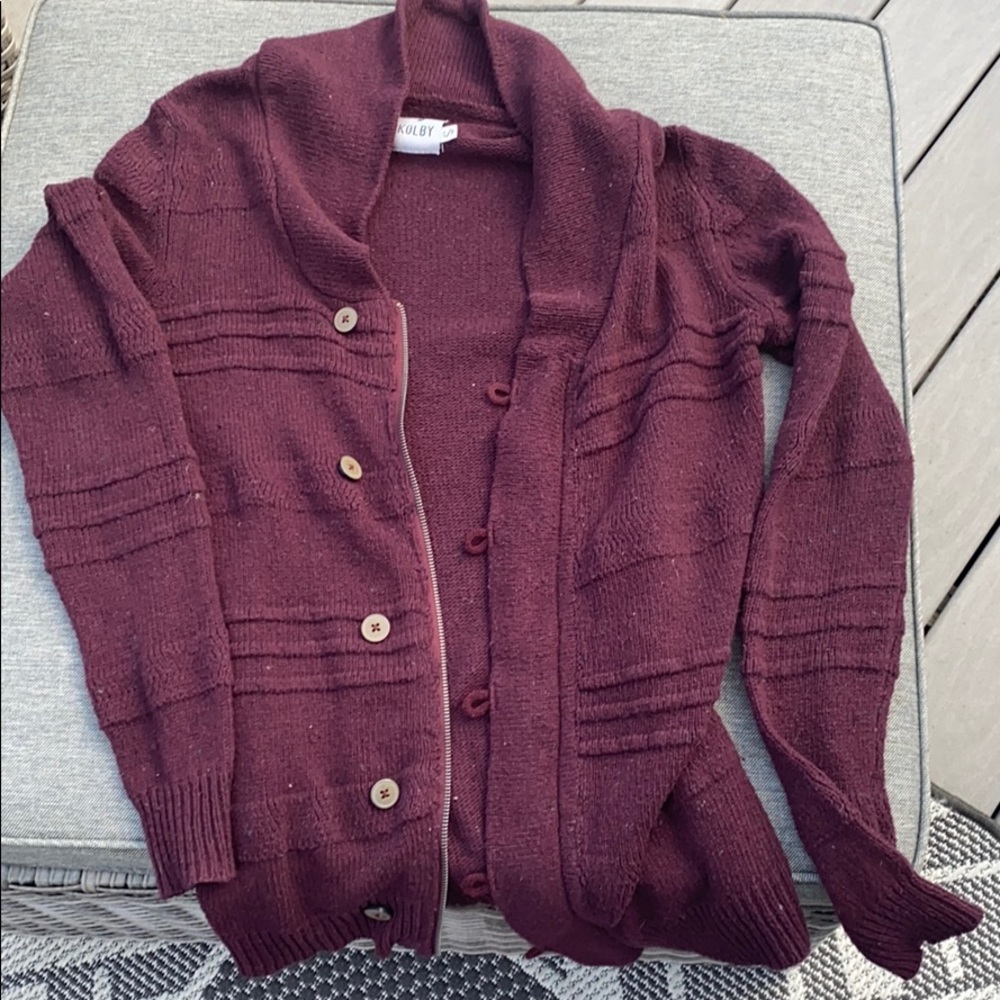 Men’s cardigan sweater